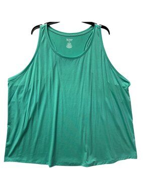 Tek Gear Womens Plus Size 4X Tank Top Sleeveless Moisture-Wicking Tencel Blend